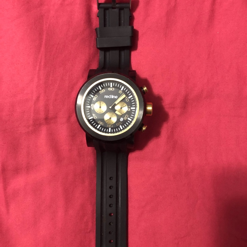 Redline 50050 Black and gold watch